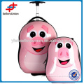 Kids pig school bag animal design hot sale good quality luggage